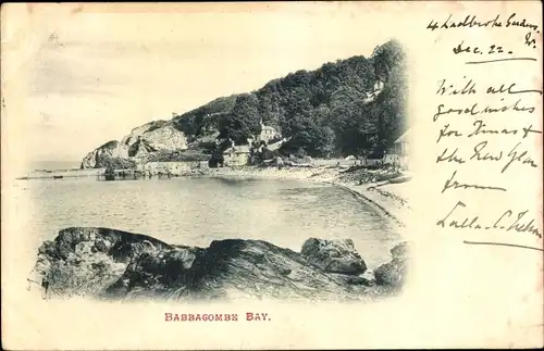 Ak Babbacombe Torquay Devon England, Babbacombe Bay