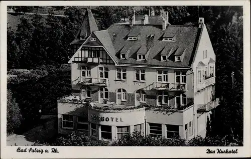 Ak Bad Salzig Boppard am Rhein, das Kurhotel