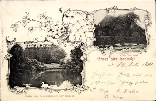 Ak Lensahn in Holstein, Oberförsterei, Güldensteiner Gehölz