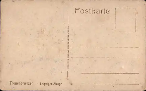 Ak Treuenbrietzen in Brandenburg, Leipziger Straße