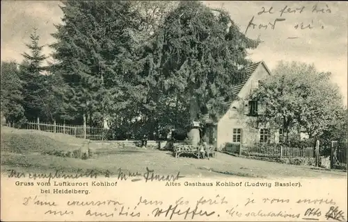 Ak Kohlhof Heidelberg am Neckar, altes Gasthaus Kohlhof