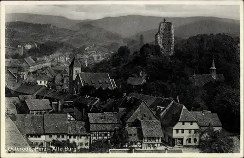 Ak Osterode am Harz, Alte Burg, Kirche