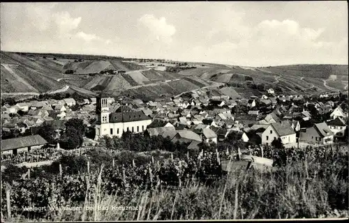 Ak Wallhausen bei Bad Kreuznach in Rheinland Pfalz, Panorama