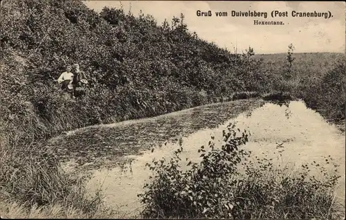 Ak Cranenburg Kranenburg am Niederrhein, Duivelsberg, Hexentanz