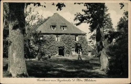 Ak Plön am See Holstein, Gasthaus zur Fegetasche