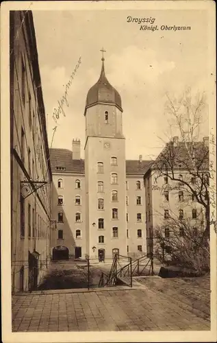 Ak Droyßig im Burgenlandkreis, Königliches Oberlyzeum, Gebäude