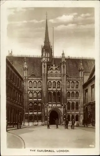 Ak London City England, Guildhall, Court of Justice