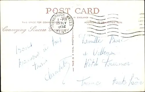 Ak Tunbridge Wells Kent England, Pantiles from the Pump Room, Mount Pleasant, Toad Rock