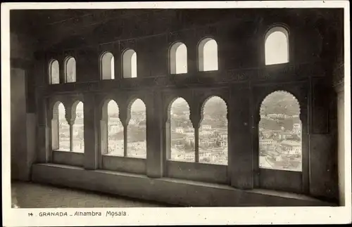 Ak Granada Andalusien Spanien, Alhambra, Mosala