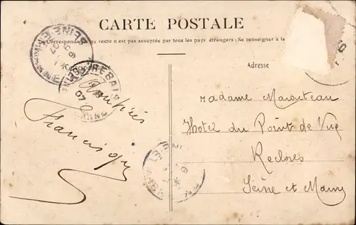 Ak Mailly Maillet Somme, Camp, Gesamtansicht, Zelte