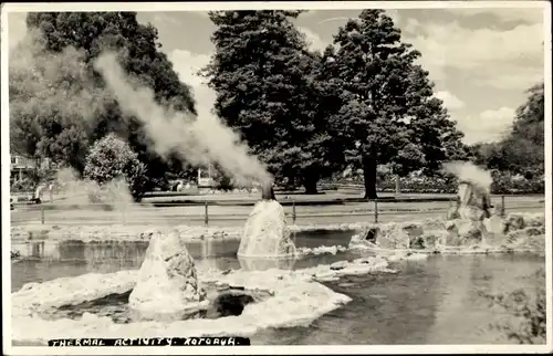 Foto Ak Rotorua Neuseeland, Thermal Activity