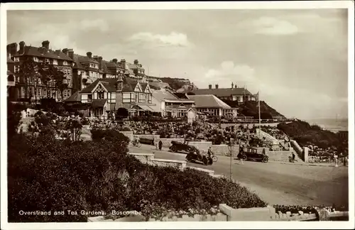 Ak Boscombe Bournemouth Dorset England, Overstrand and Tea Gardens