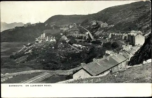 Ak Barmouth Wales, On Llanaber Road, Panorama