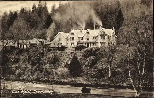 Ak Invergarry Schottland, The Hotel, Fluss