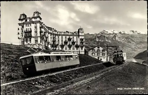 Ak Rigi Kulm Kanton Schwyz, Hotel, Bahn