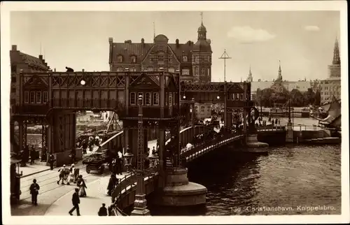 Ak Christianshavn København Kopenhagen Dänemark, Knippelsbro