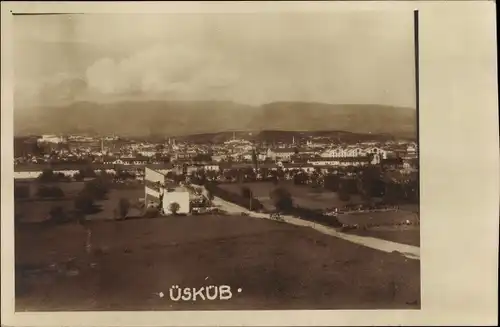 Foto Ak Skopje Üsküb Mazedonien, Panorama