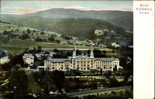 Ak Nassau an der Lahn, Kurhaus, Panorama