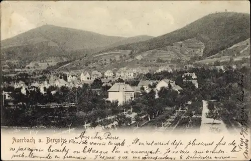 Ak Auerbach Bensheim an der Bergstraße Hessen, Panorama