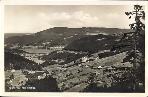 Ak Bärental Feldberg im Schwarzwald, Bärental mit Titisee