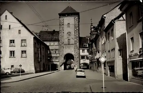 Ak Villingen im Schwarzwald, Rietstraße, Oberes Tor