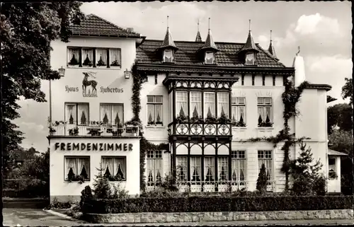 Ak Brühl in Westfalen, Haus Hubertus Pension, Außenansicht