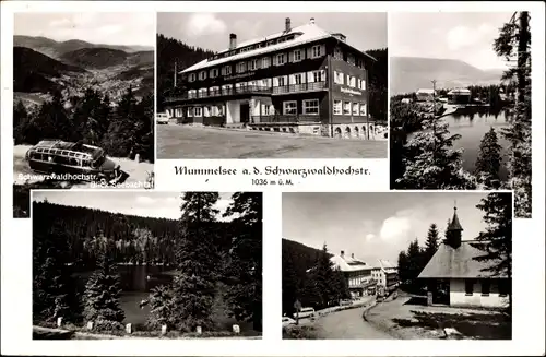 Ak Mummelsee Seebach im Schwarzwald Baden, Schwarzwaldhochstr. Blick Seebachtal