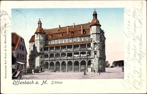 Ak Offenbach am Main Hessen, Schloss