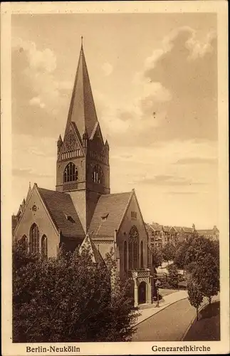 Ak Berlin Neukölln, Genezarethkirche