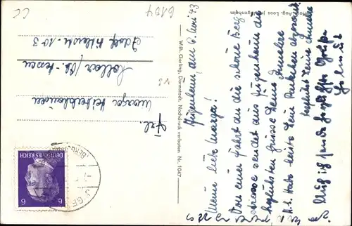 Ak Jugenheim Seeheim a.d. Bergstraße, Haushaltungsschule Heiligenberg