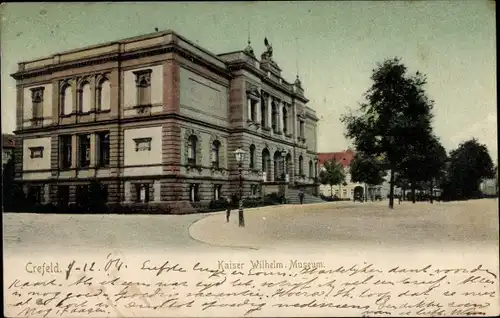 Ak Krefeld am Niederrhein, Kaiser Wilhelm Museum