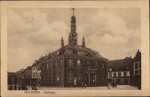 Ak Geldern am Niederrhein, Rathaus