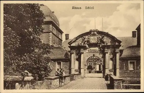 Ak Ahaus im Münsterland, Schloss