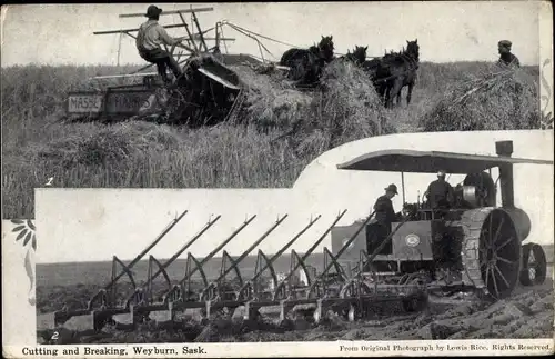 Ak Weyburn Saskatchewan Kanada, Cutting and Breaking