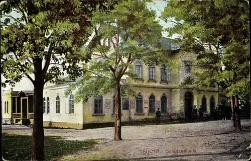 Ak Taucha in Nordsachsen, Schützenhaus