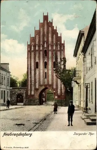 Ak Neubrandenburg in Mecklenburg, Stargarder Tor