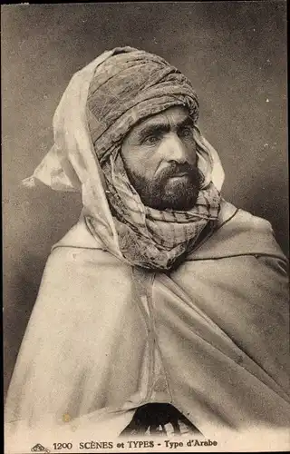 Ak Scenes et Types, Type d'Arabe, Maghreb