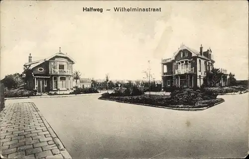 Ak Halfweg Haarlemmermeer Nordholland, Wilhelminastraat