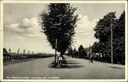 Ak Hoofddorp Haarlemmermeer Nordholland Niederlande, Kruisweg