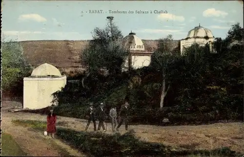 Ak Rabat Marokko, Tombeaux des Sultans á Chellah
