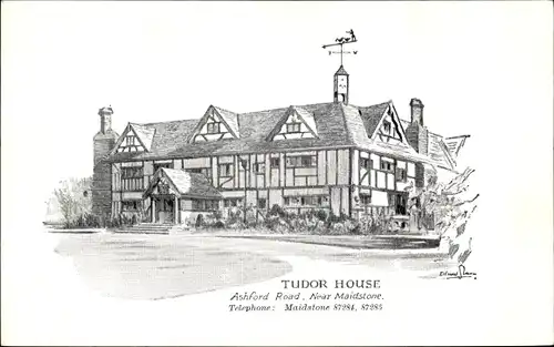 Künstler Ak Southampton Hampshire England, Tudor House