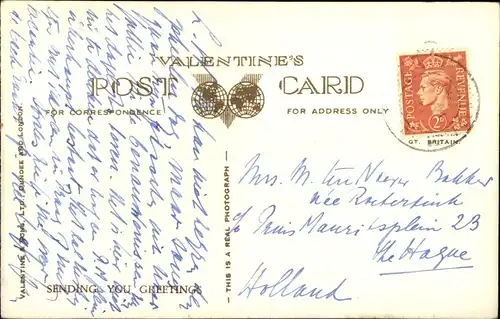 Ak Tonbridge Kent England, The Grammar School