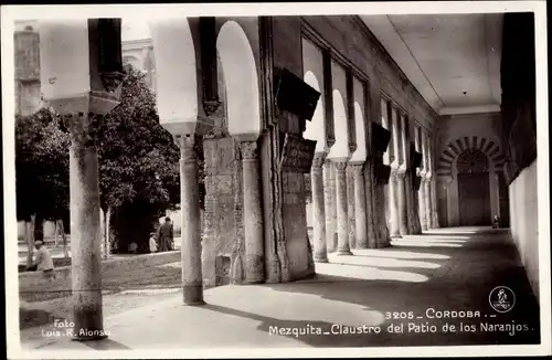 Ak Cordoba Andalusien, Mezquita, Claustro del Patio de los Naranjos
