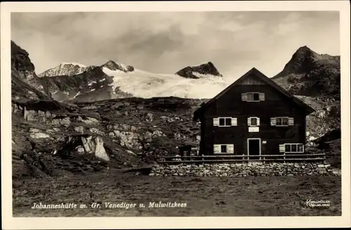 Ak Prägraten am Großvenediger in Tirol, Johanneshütte