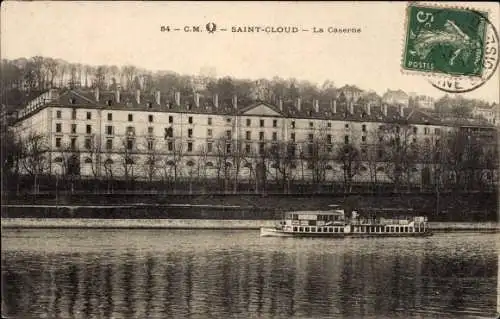 Ak Saint Cloud Hauts de Seine, La Caserne