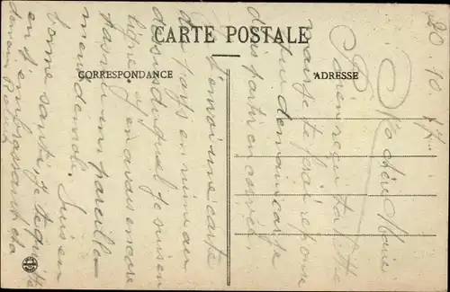 Ak Limey Meurthe et Moselle, Bombarde, Trümmer