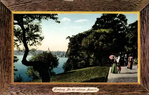 Ak Hamburg, An der schönen Aussicht
