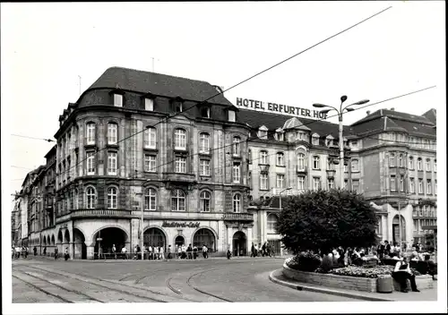 Foto Ak Erfurt in Thüringen, Hotel Erfurter Hof, Cafe