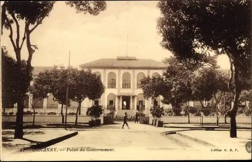 Ak Conakry Guinea, Palais du Gouvernement