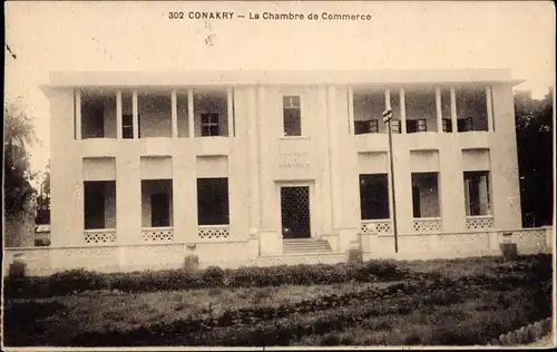 Ak Conakry Guinea, Le Chambre de Commerce